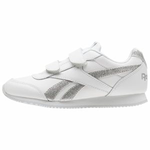 Adidasy Dziecięce Reebok ROYAL CLJOG 2 2V Białe/Srebrne/Białe PL 31QJZCM